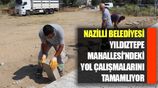 Yıldıztepe Mahallesi'ndeki yol çalışmaları tamamlanıyor