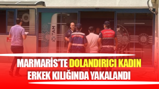 Arandığı için erkek kılığına giren dolandırıcı kadın, yakalandı