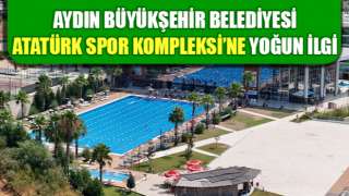 Atatürk Spor Kompleksi’ne yoğun ilgi