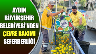 Aydın Büyükşehir Belediyesi'nden çevre bakımı seferberliği