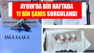 Aydın’da bir haftada 11 bin şahıs sorgulandı