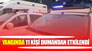 Aydın’da dumandan 11 kişi etkilendi