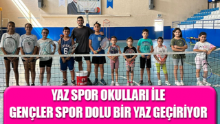 Aydın’da gençler spor dolu bir yaz geçiriyor