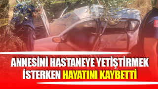 Aydın'da yoldan çıkan otomobil takla attı: 1 ölü, 1 yaralı