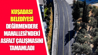 Değirmendere Mahallesi’ndeki asfalt çalışmasını tamamladı