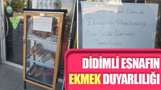 Didimli esnafın ekmek duyarlılığı