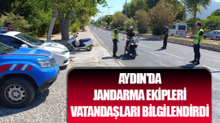 Jandarma ekipleri vatandaşları bilgilendirdi