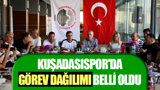 Kuşadasıspor'da görev dağılımı belli oldu