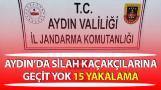 Silah kaçakçılarına geçit yok: 15 yakalama