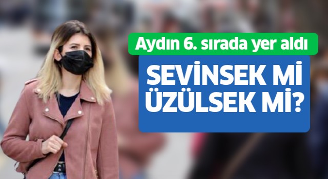 Aydın 6'ıncı sırada yer aldı