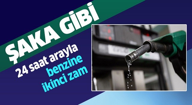 Benzine yine büyük zam!