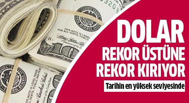 Dolar rekor üstüne rekor kırıyor