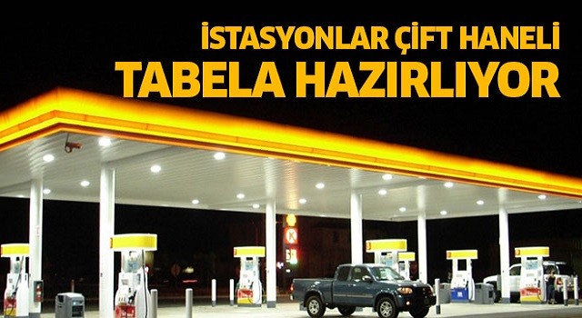 İstasyonlar çift haneli tabela hazırlıyor