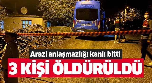 Arazi anlaşmazlığı kanlı bitti