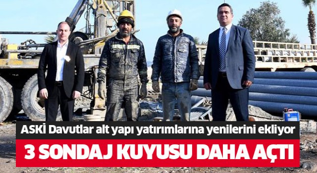  ASKİ Davutlar alt yapı yatırımlarına yenilerini ekliyor