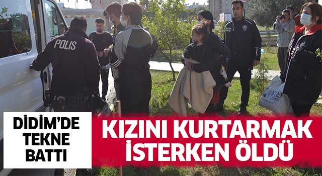 Kızını kurtarmak isterken öldü