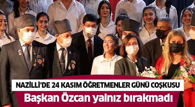 Nazilli’de 24 Kasım Öğretmenler Günü coşkusu