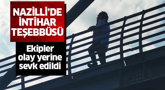 Nazilli'de intihar teşebbüsü