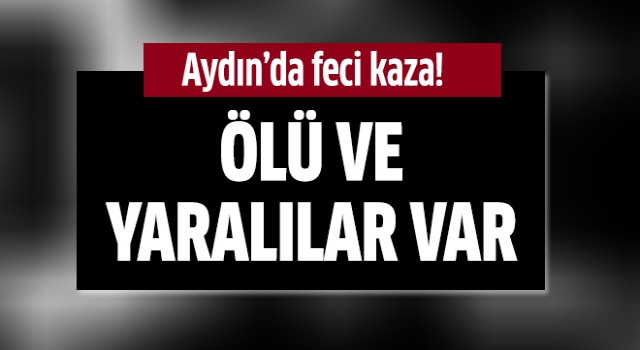 Aydın'da feci kaza!