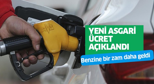 Benzine bir zam daha geldi