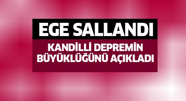 Ege sallandı