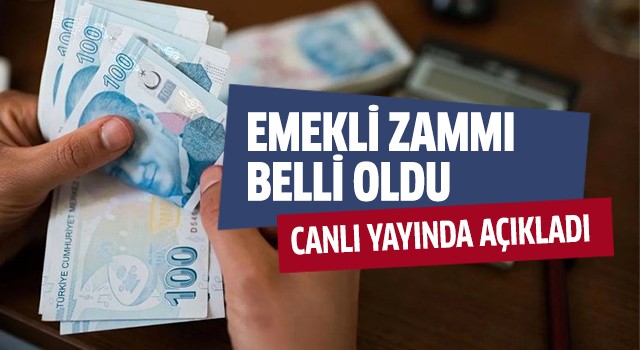 Emekli zammı belli oldu