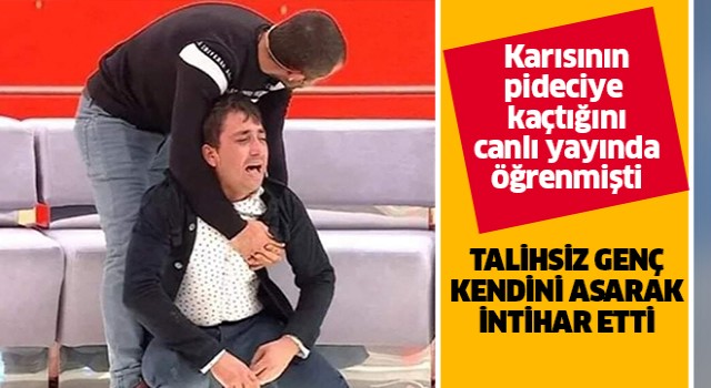 Eşi pideciye kaçan genç intihar etti