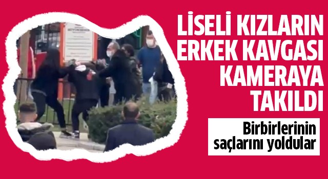 Liseli kızların erkek kavgası