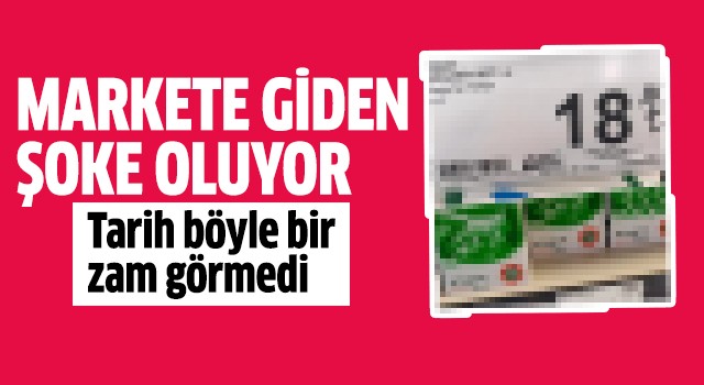 Markete giden şoke oluyor!