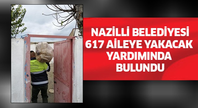 Nazilli Belediyesi’nden yürekleri ısıtan çalışma