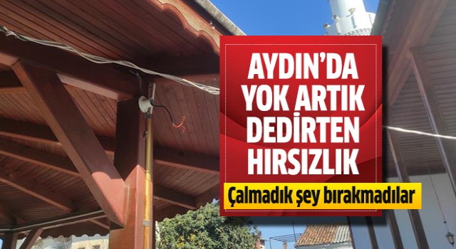 Aydın'da 'yok artık' dedirten hırsızlık