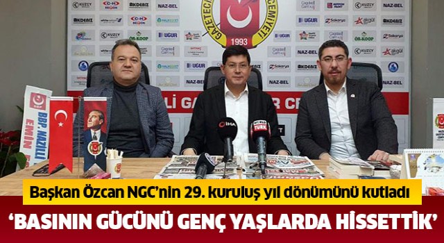 Başkan Özcan NGC’nin 29. kuruluş yıl dönümünü kutladı