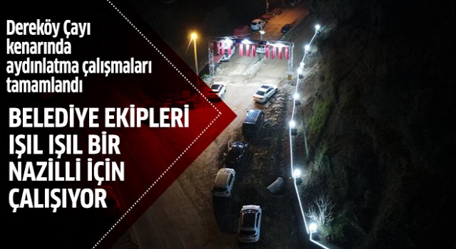 Belediye ekipleri ışıl ışıl bir Nazilli için çalışıyor