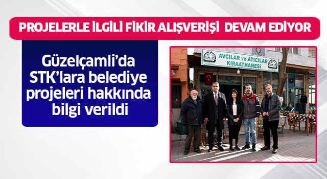 Belediye projeleri hakkında bilgi verildi