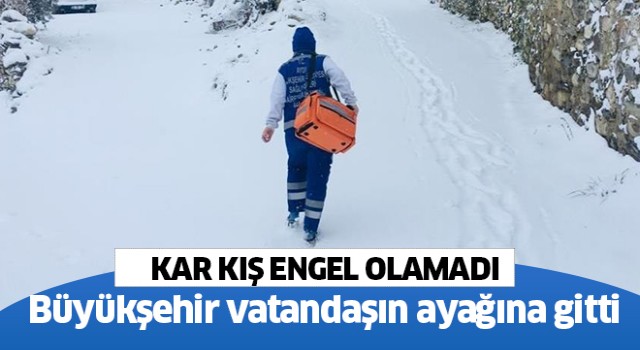 Büyükşehir, vatandaşın ayağına gitti