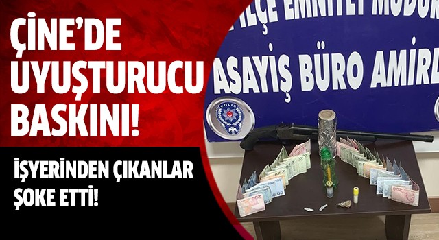 Çine’de uyuşturucu operasyonu