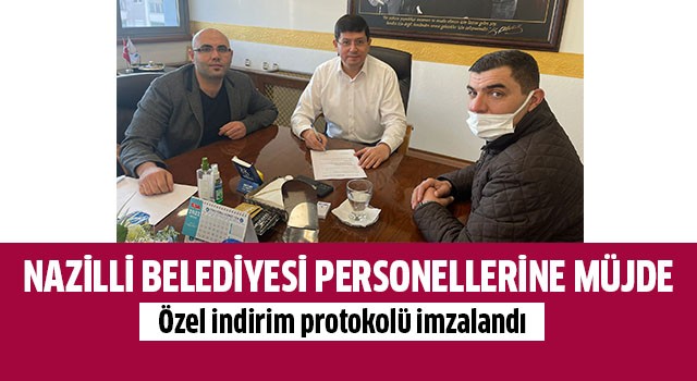 Nazilli Belediyesi personellerine müjde