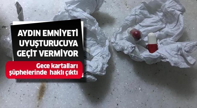 Aydın emniyeti uyuşturucuya geçit vermiyor