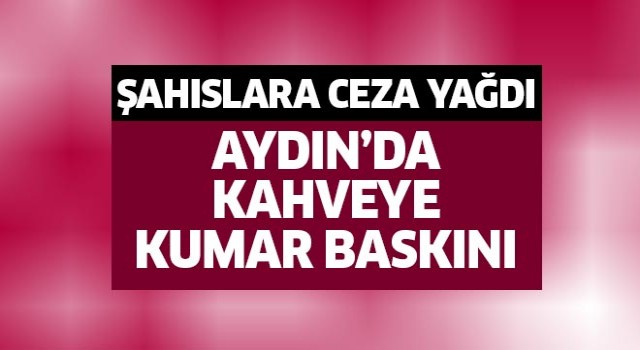 Aydın'da kumar baskını!