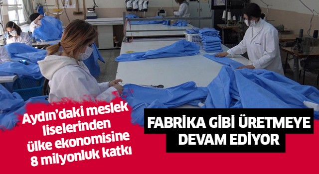 Aydın’daki meslek liselerinden ülke ekonomisine 8 milyonluk katkı