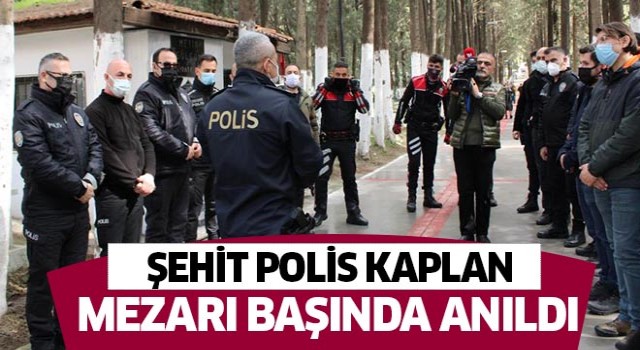 Kuşadası'nda şehit polis Kaplan anıldı