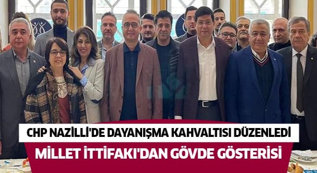 Millet İttifakı'ndan gövde gösterisi