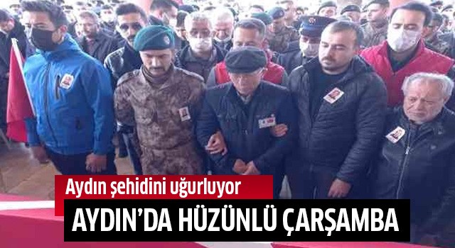 Aydınlı şehit, son yolculuğuna uğurlanıyor