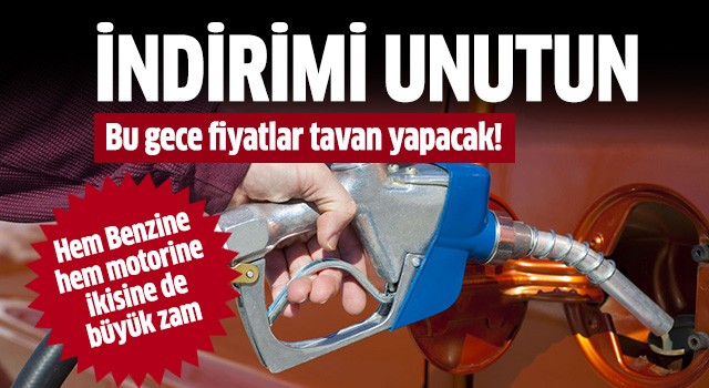 Büyük zam geliyor!