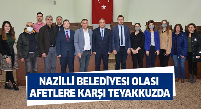 Nazilli Belediyesi olası afetlere karşı teyakkuzda