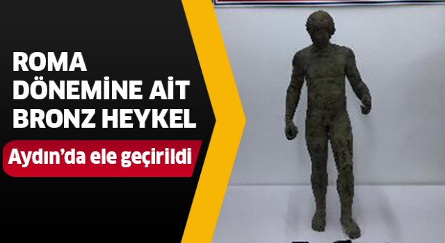 Roma dönemine ait bronz heykel ele geçirildi