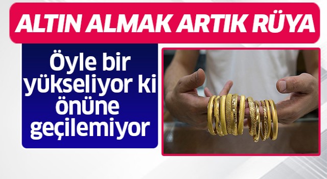 Altın fiyatları yükselişte