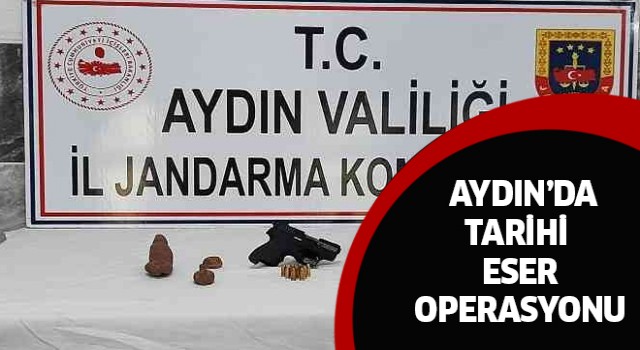 Aydın'da Mezopotamya dönemi eserler yakalandı