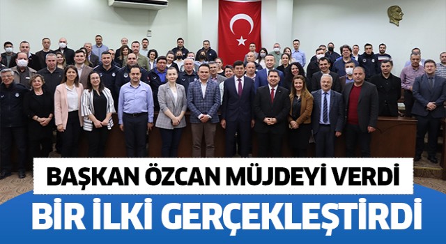 BAŞKAN ÖZCAN MÜJDEYİ VERDİ