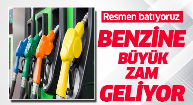 Benzine büyük zam!